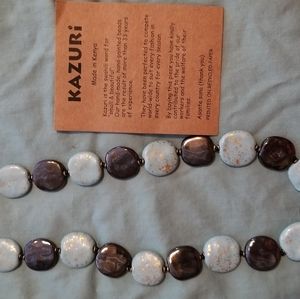 Kazuri beaded necklace